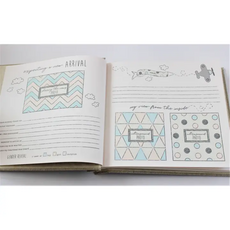 BABY MEMORY BOOK -  GREEN TRACTOR