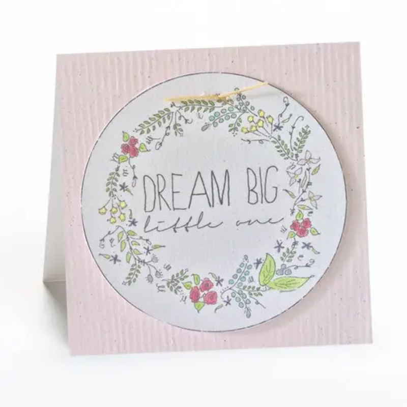DREAM BIG GIFT ENCLOSURE CARD GIRL