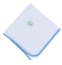 MAGNOLIA BABY DINO-LAND EMB RECEIVING BLANKET