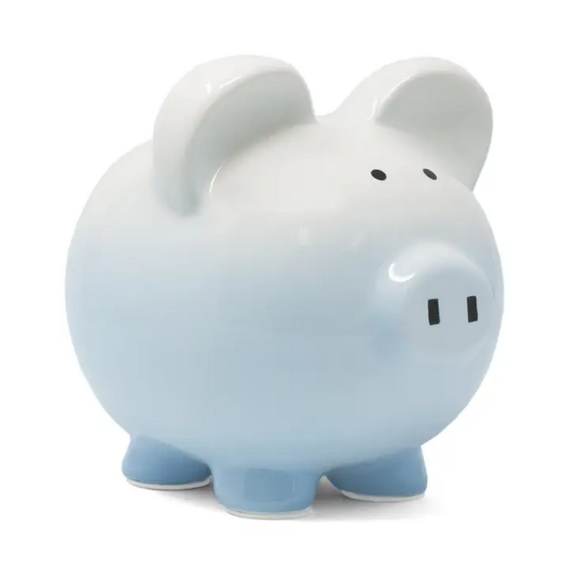 CHILD TO CHERISH BLUE OMBRE PIG BANK