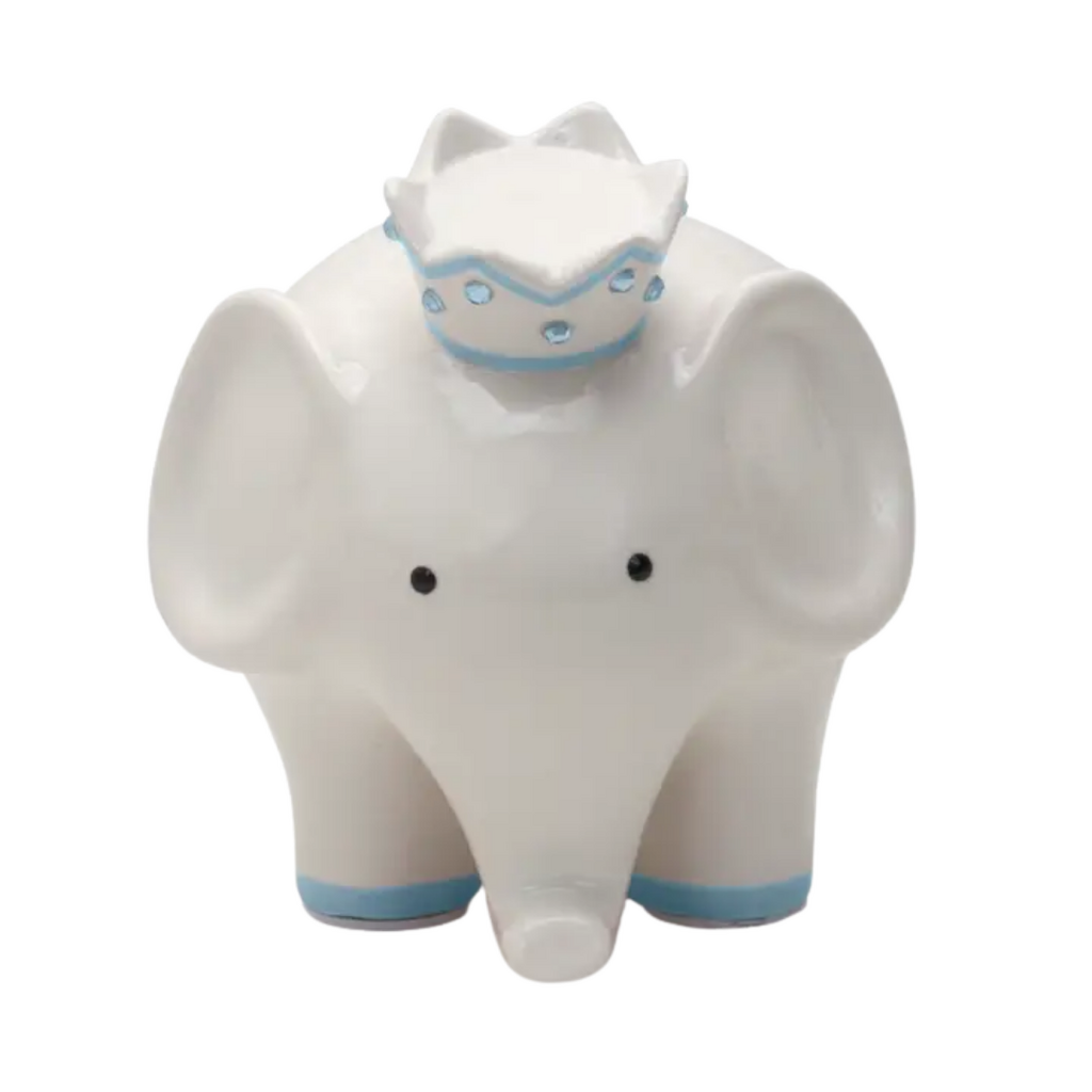 CHILD TO CHERISH WHITE WITH BLUE COCO ELEPHANT