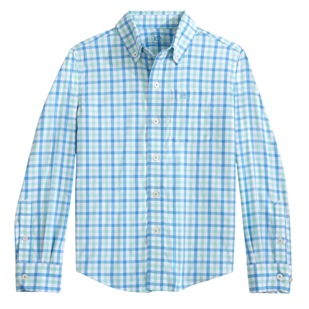 SOUTHERN TIDE Y SS ALBEMARIE GINGHAM SPORTSHIRT