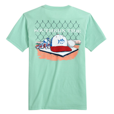 SOUTHERN TIDE Y SS HOMEPLATE HAT TEE