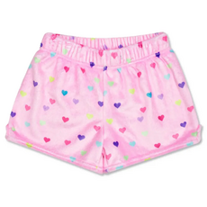 ISCREAM HEART CONFETTI PLUSH SHORTS