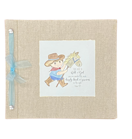 BABY MEMORY BOOK - COWBOY-STICK