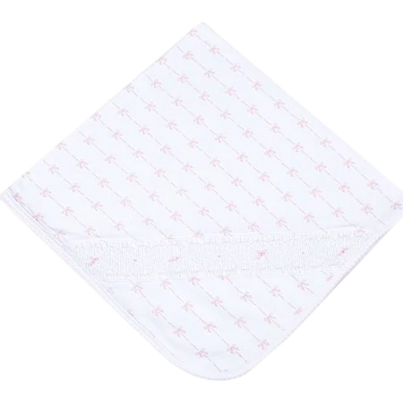 MAGNOLIA BABY AMELIA'S CLASSICS SMOCKED RECEIVING BLANKET