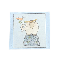 ELEPHANT GIFT ENCLOSURE CARD BLUE