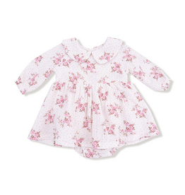 ANGEL DEAR Belle Rosette Dot - L/S Peter Pan Collar Bubble W/ Skirt