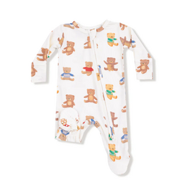 ANGEL DEAR Teddy Bear Collection - 2 Way Zipper Footie