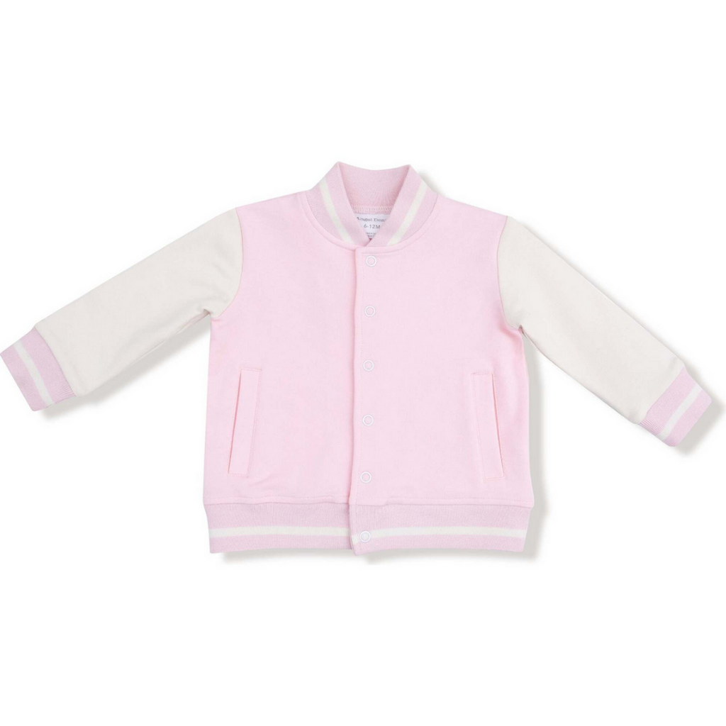 ANGEL DEAR French Terry Sport - Varsity - Pink - Letterman Jacket