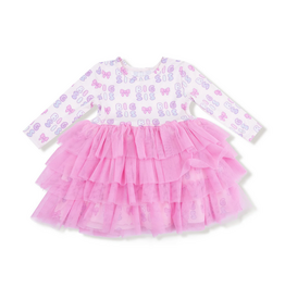 ANGEL DEAR Big Sis - L/S Layered Tulle Dress