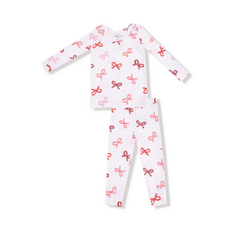 ANGEL DEAR Candy Cane Bows - Loungewear Set