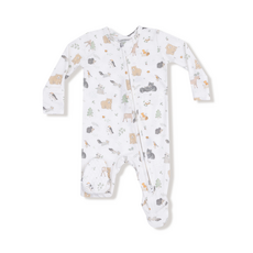 ANGEL DEAR Woodland Babies - 2 Way Zipper Footie
