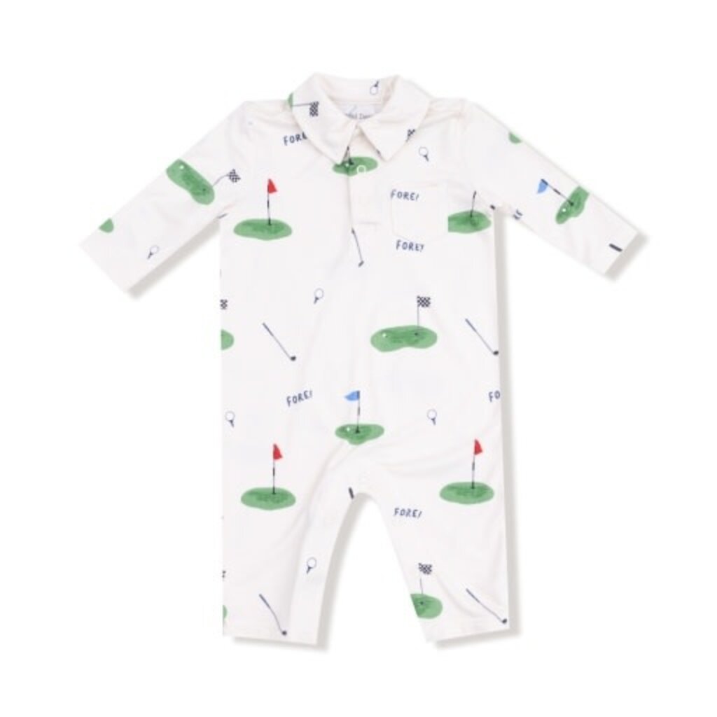 ANGEL DEAR All Fore Golf  -Polo Romper