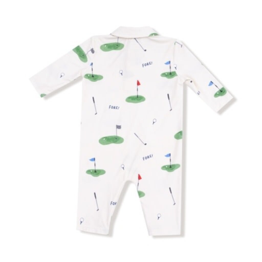 ANGEL DEAR All Fore Golf  -Polo Romper