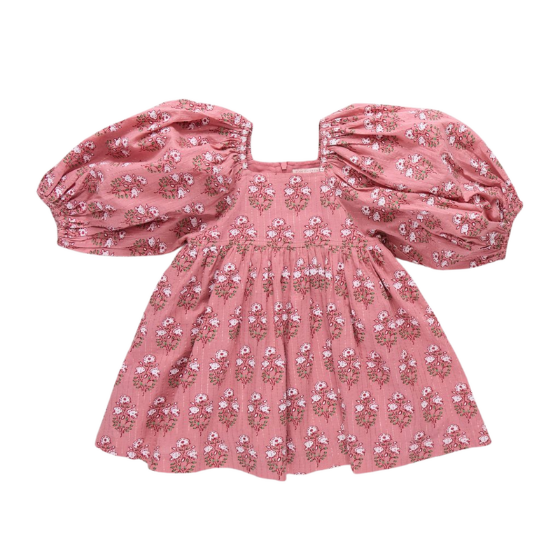 PINK CHICKEN girls mary barrett dress - pink strawflower