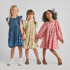 PINK CHICKEN girls mary barrett dress - pink strawflower