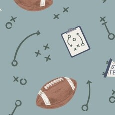 ANGEL DEAR Touchdown Time - Grey Mist - 2 Way Zipper Romper