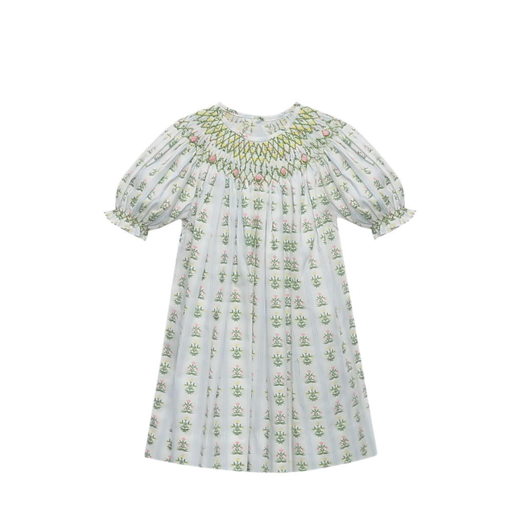 REMEMBER NGUYEN SAVANNAH BISHOP DRESS-GARDEN WHISPERS