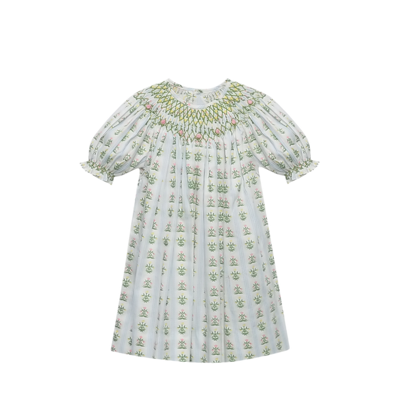 REMEMBER NGUYEN SAVANNAH BISHOP DRESS-GARDEN WHISPERS