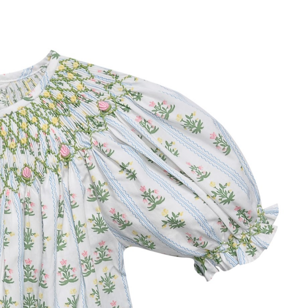 REMEMBER NGUYEN SAVANNAH BISHOP DRESS-GARDEN WHISPERS