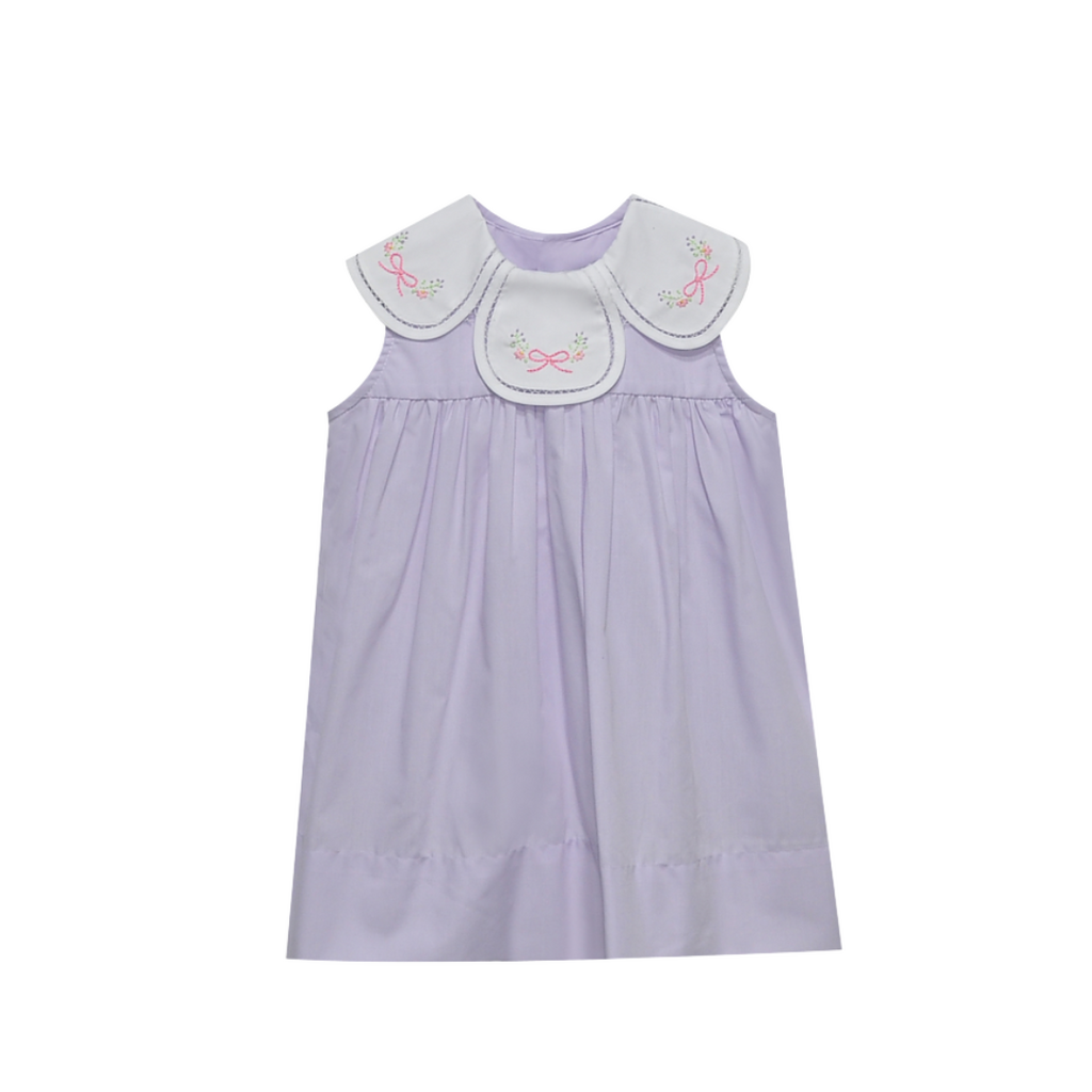 REMEMBER NGUYEN ANNA MAE DRESS-VIOLET VINES