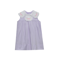 REMEMBER NGUYEN ANNA MAE DRESS-VIOLET VINES