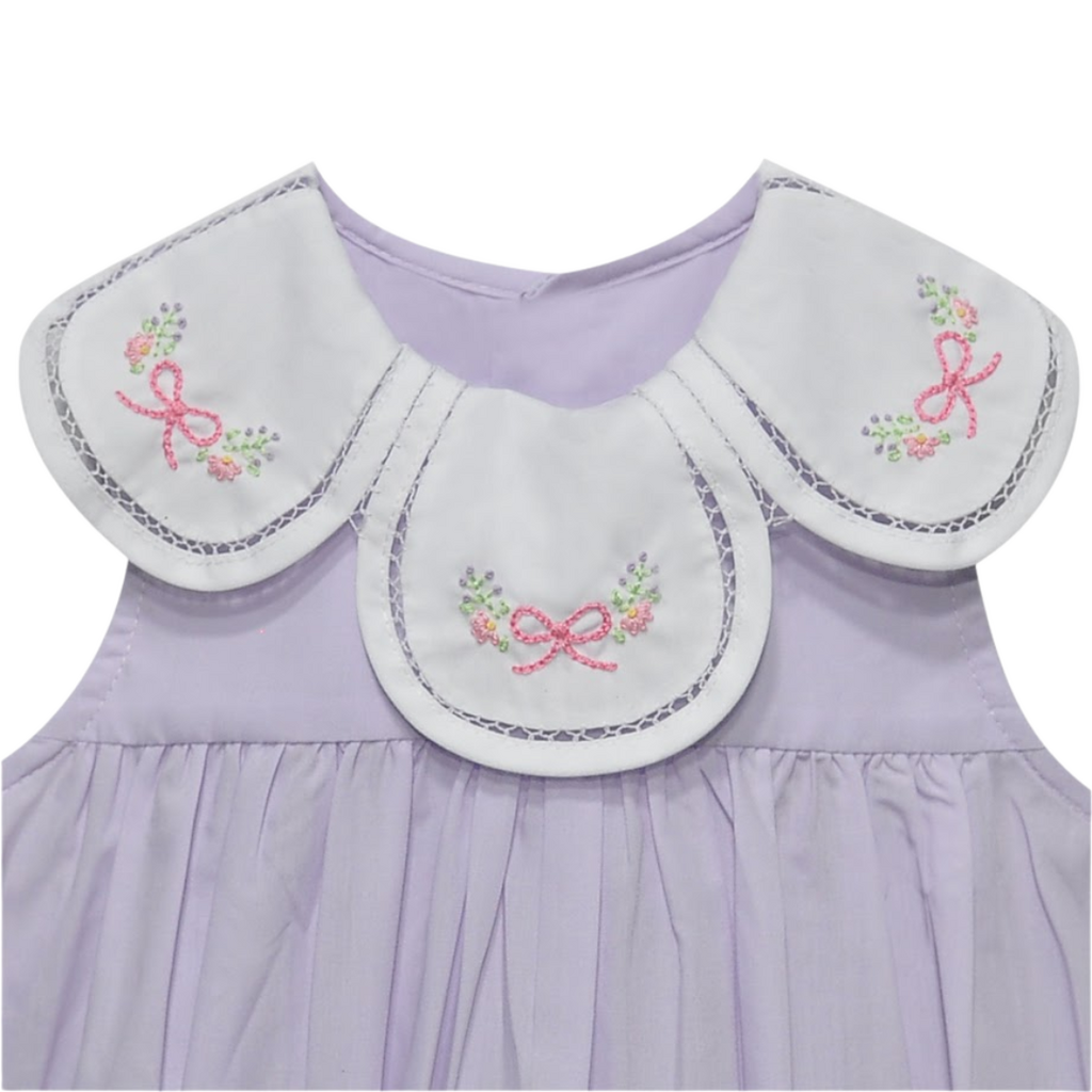 REMEMBER NGUYEN ANNA MAE DRESS-VIOLET VINES