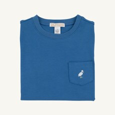 THE BEAUFORT BONNET COMPANY CARTER CREWNECK - Wood Boat Blue/Multiclr