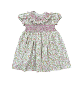 LOVE GEORGE BUTTERFLY BLOOMS DRESS FLORAL