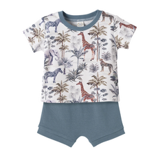 TESA BABE JUNGLE SAFARI SS TEE W/SHORTS