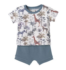 TESA BABE JUNGLE SAFARI SS TEE W/SHORTS