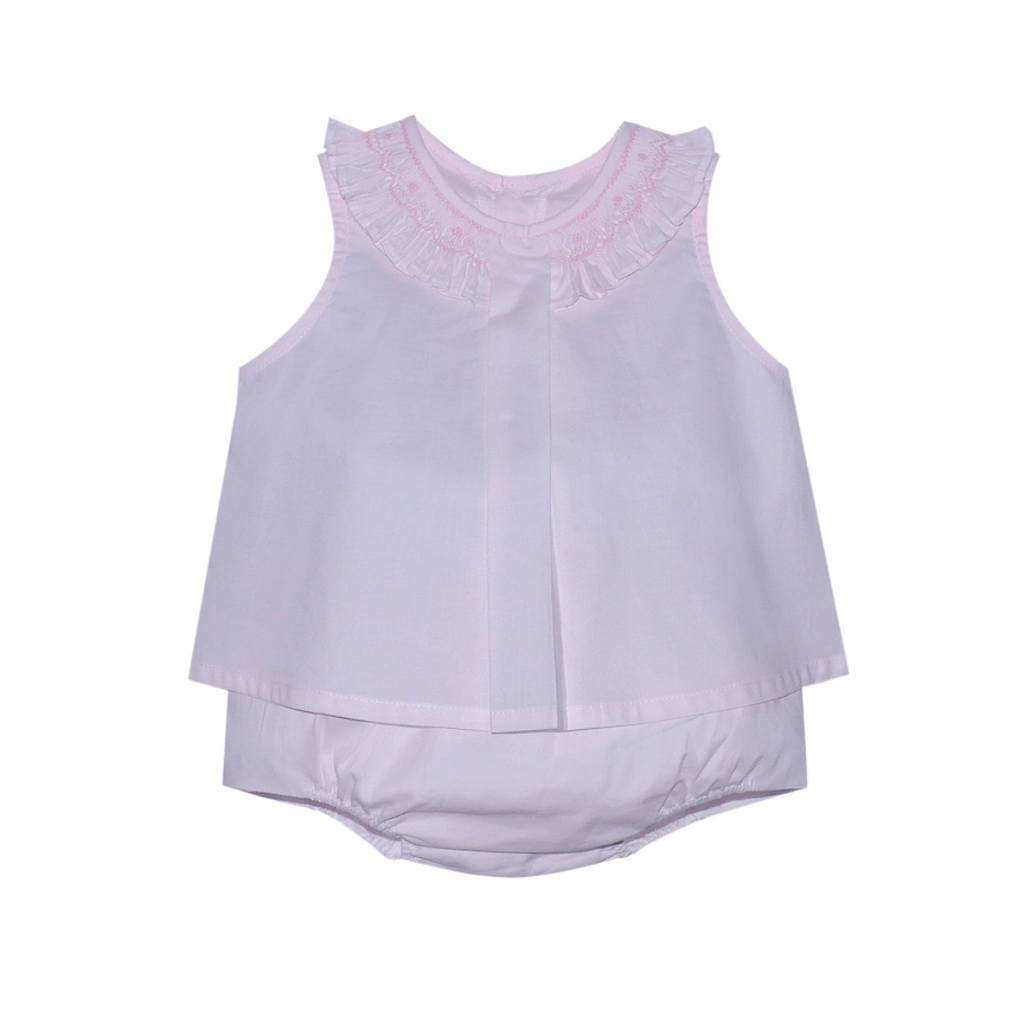 BABY SEN ALICE BLOOMER SET-PINK