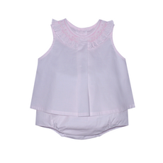 BABY SEN ALICE BLOOMER SET-PINK