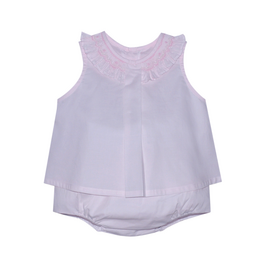 BABY SEN ALICE BLOOMER SET-PINK
