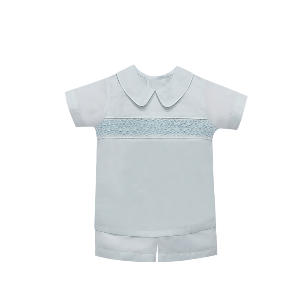 BABY SEN ASHER BOY SHORT SET-SWEET PEA PUFF