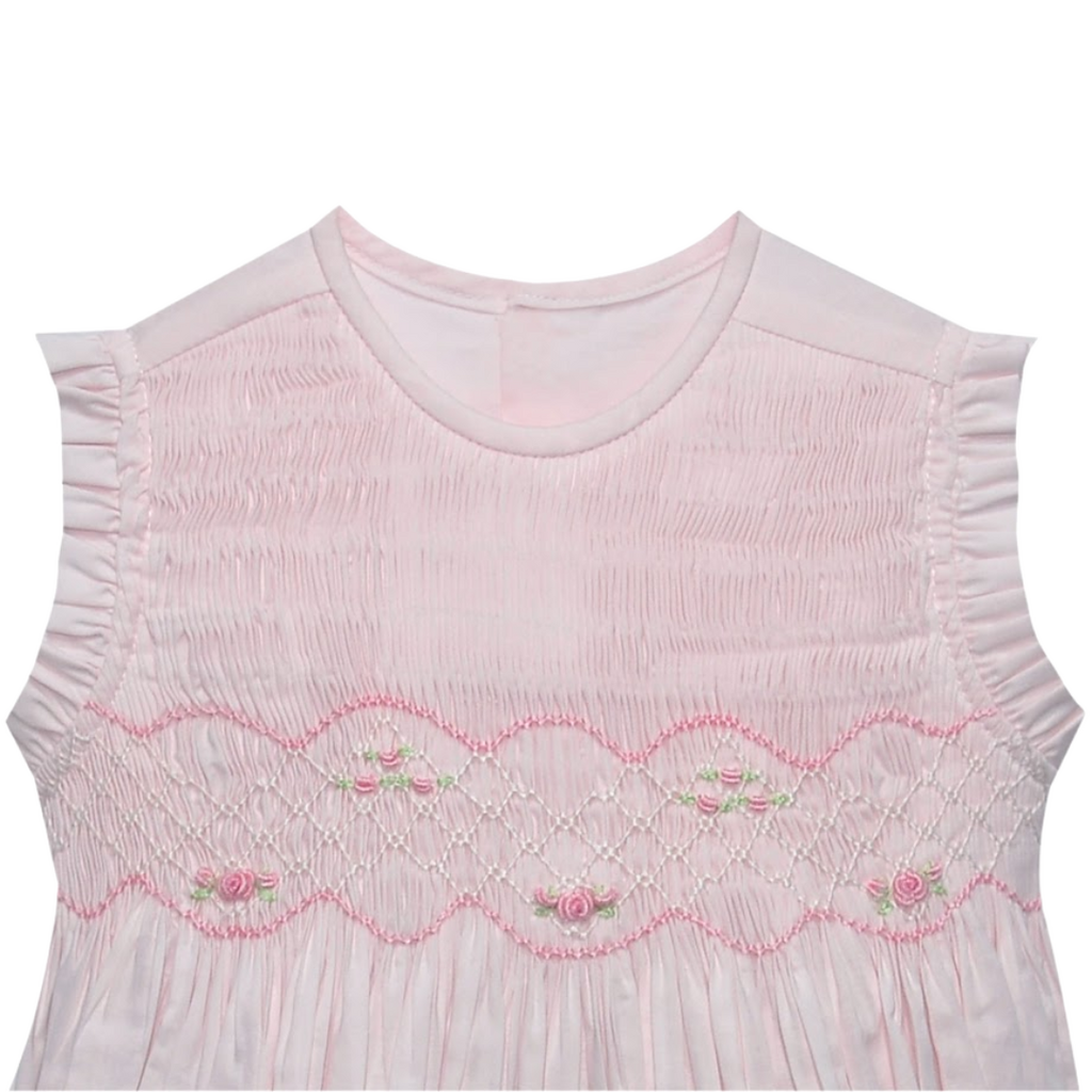 BABY SEN ASHER DRESS-BUNCHES OF ROSES