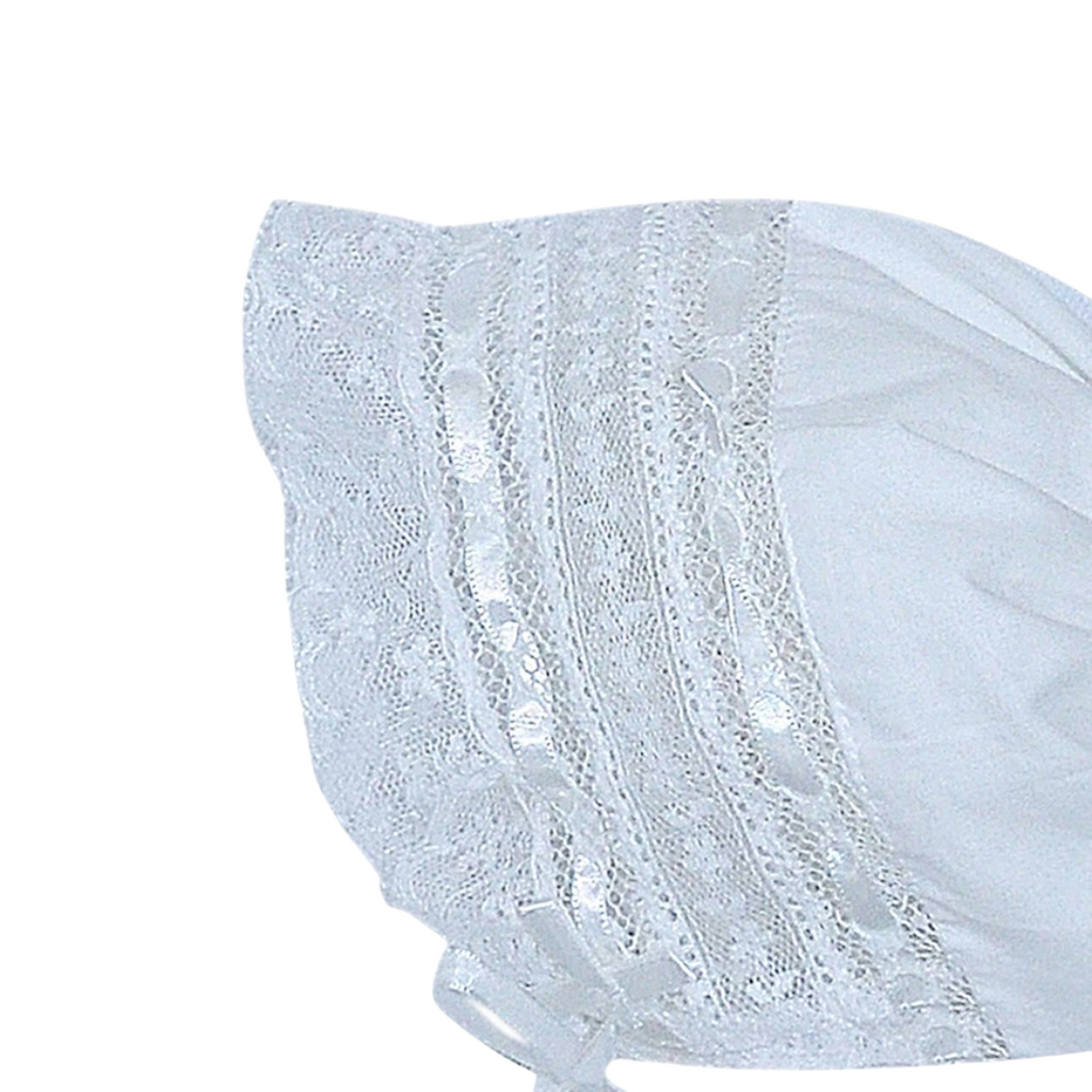 BABY SEN TAYLOR CHRISTENING GOWN-WHITE