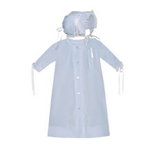 BABY SEN CARTER DAYGOWN-BLUE