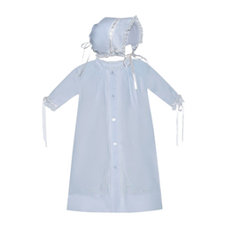 BABY SEN CARTER DAYGOWN-BLUE