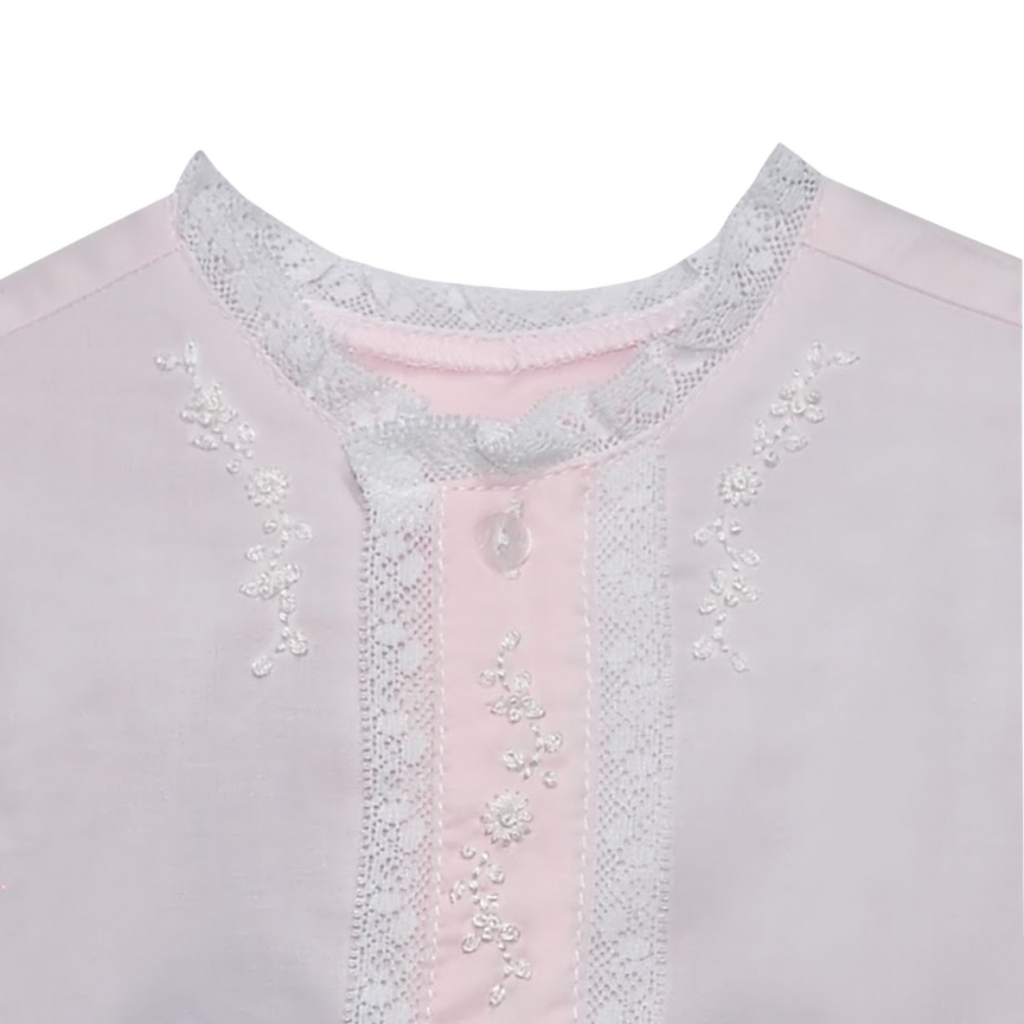 BABY SEN RIDLEY DAYGOWN-SWEET DAYLIGHT PINK