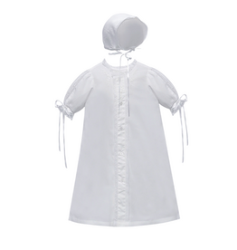 BABY SEN RIDLEY DAYGOWN-SWEET DAYLIGHT WHITE