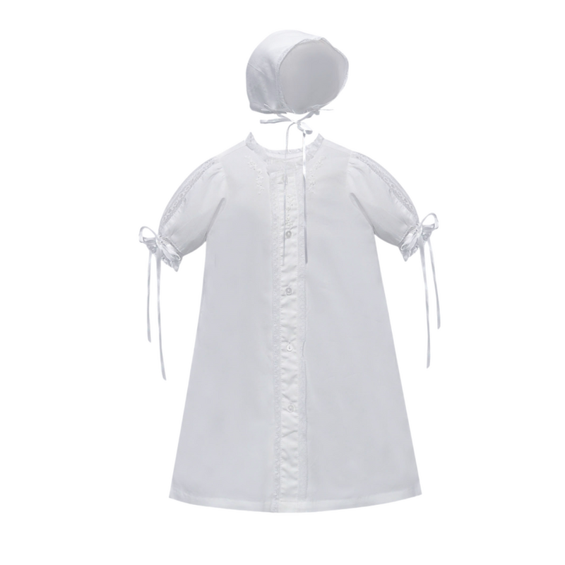 BABY SEN RIDLEY DAYGOWN-SWEET DAYLIGHT WHITE