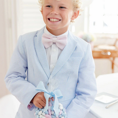 THE BEAUFORT BONNET COMPANY BOOKER BLAZER - BREAKERS BLUE SEERSUCKER