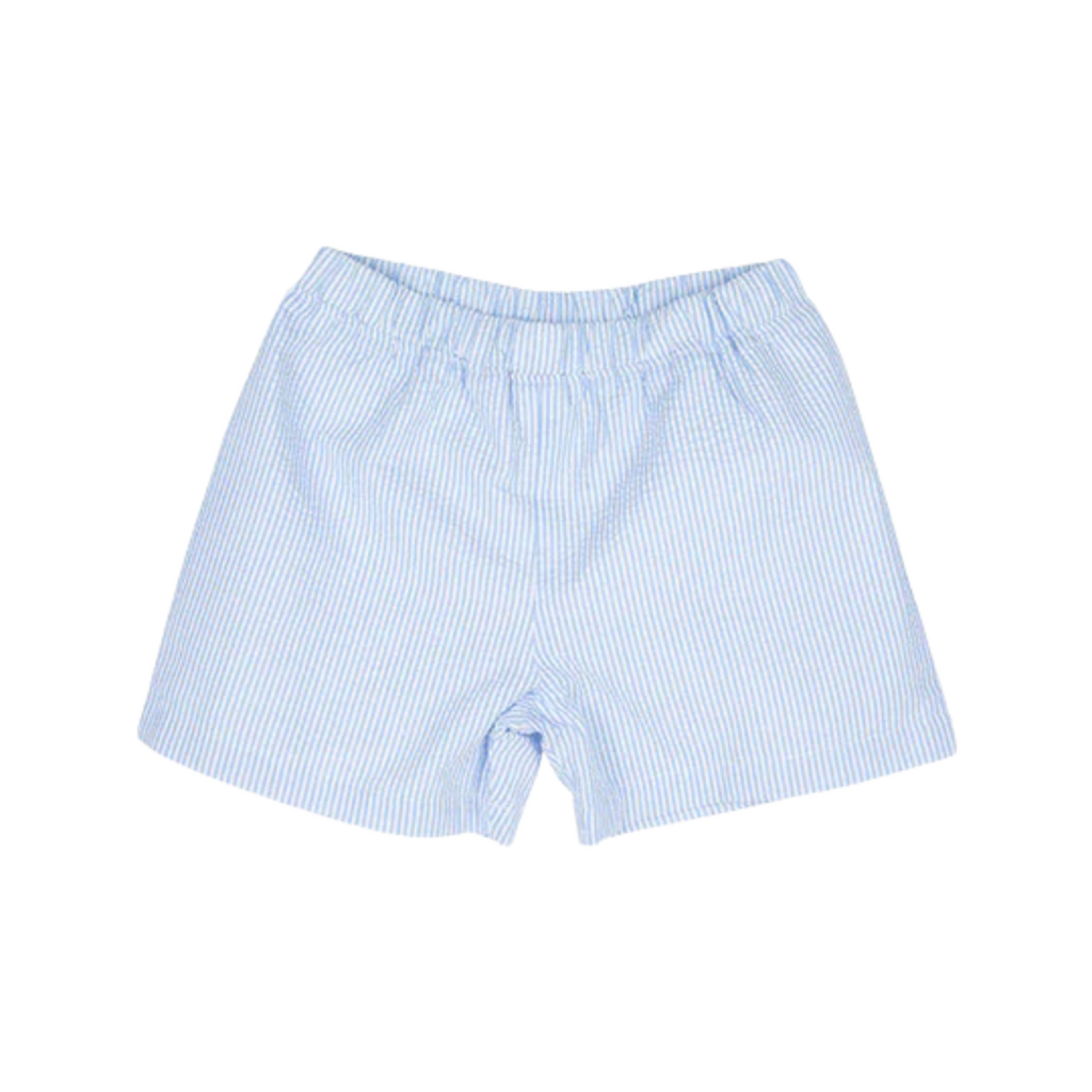 THE BEAUFORT BONNET COMPANY Sheffield Shorts - Seersucker Breakers Blue/Breakers Blue