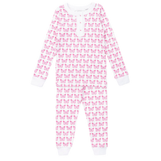 Lila + Hayes ALDEN GIRL'S PAJAMA SET-CARTIE BUTTERFLIES