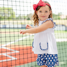 Lila + Hayes GENTRY GIRLS' SHORT SET-UP AT BAT BASEBALL