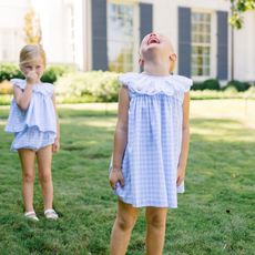 THE PROPER PEONY COLBY CHECK DRESS
