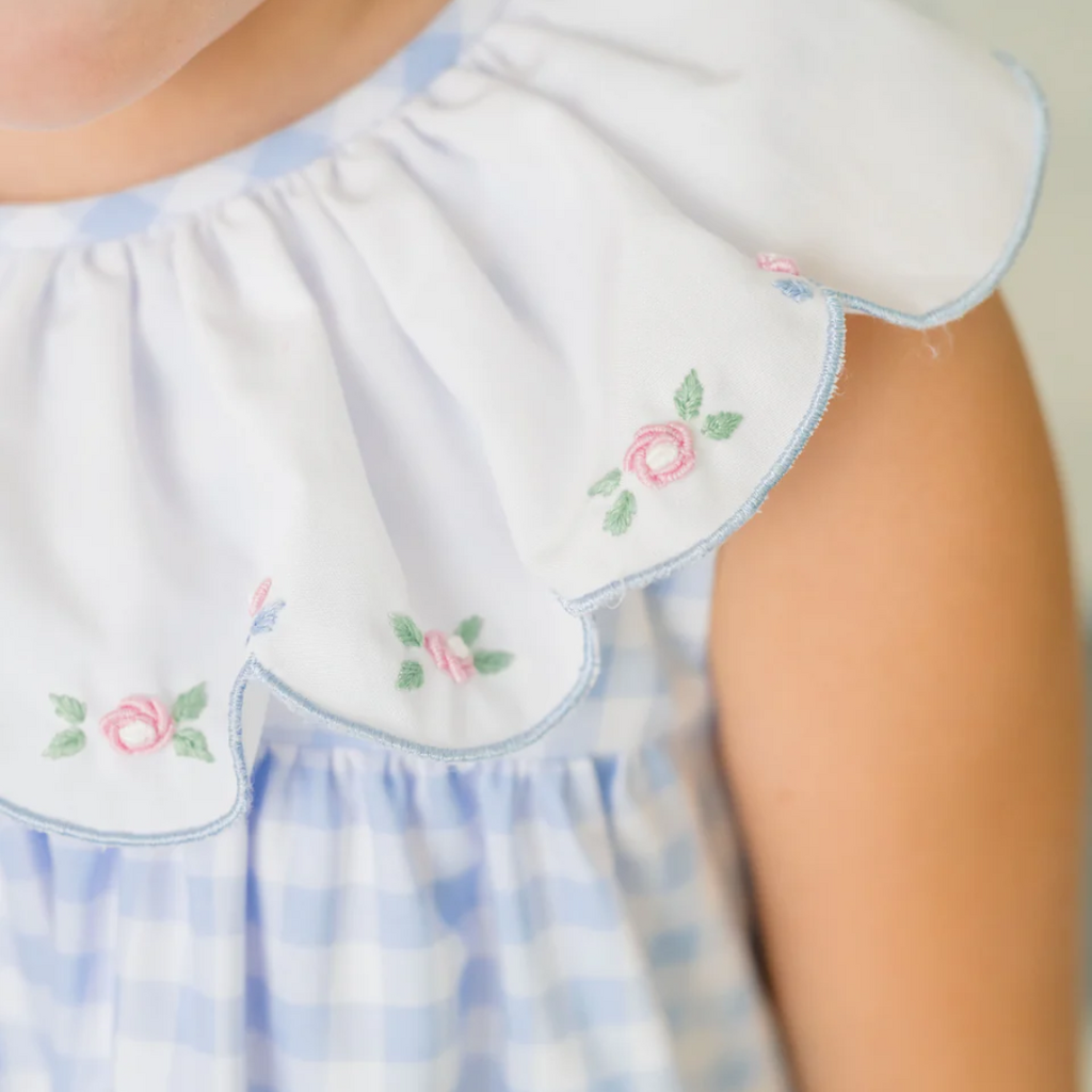 THE PROPER PEONY COLBY CHECK DRESS