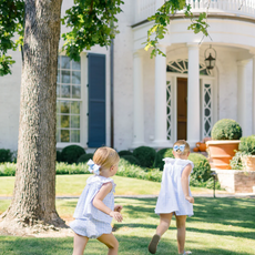 THE PROPER PEONY COLBY CHECK BLOOMER SET